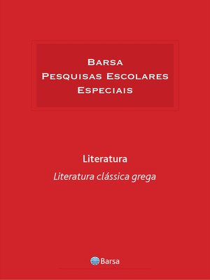 cover image of Temática--Literatura--Literatura Clássica Grega